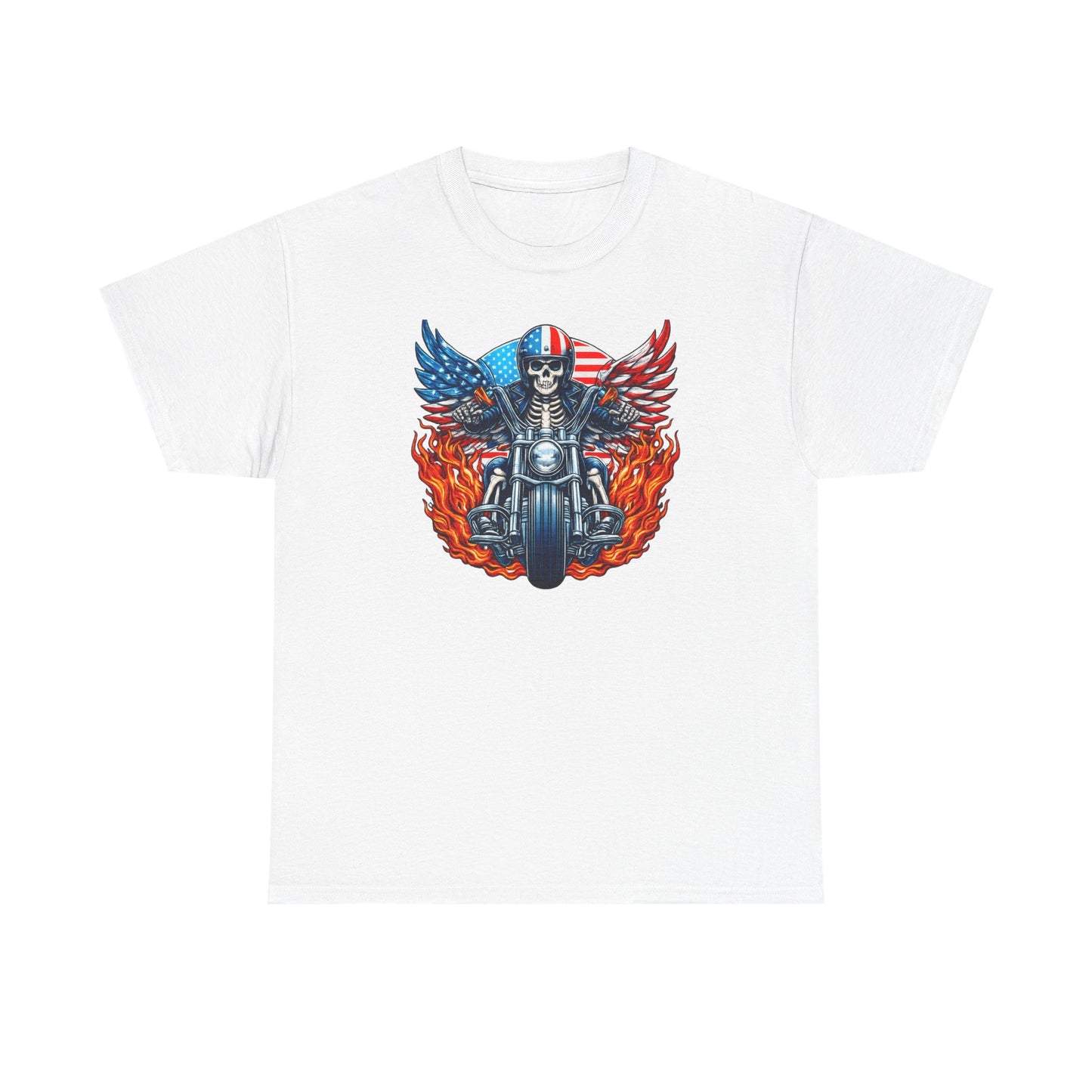 Biker Skull Motorcycle Tee — Sons of Tradition Archangels Chapter Graphic Shirt