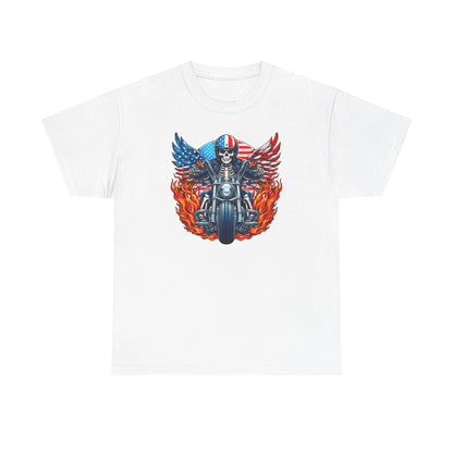 Biker Skull Motorcycle Tee — Sons of Tradition Archangels Chapter Graphic Shirt