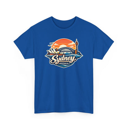 Sydney Australia Sunset Tee — Vintage Coastal Travel T‑Shirt