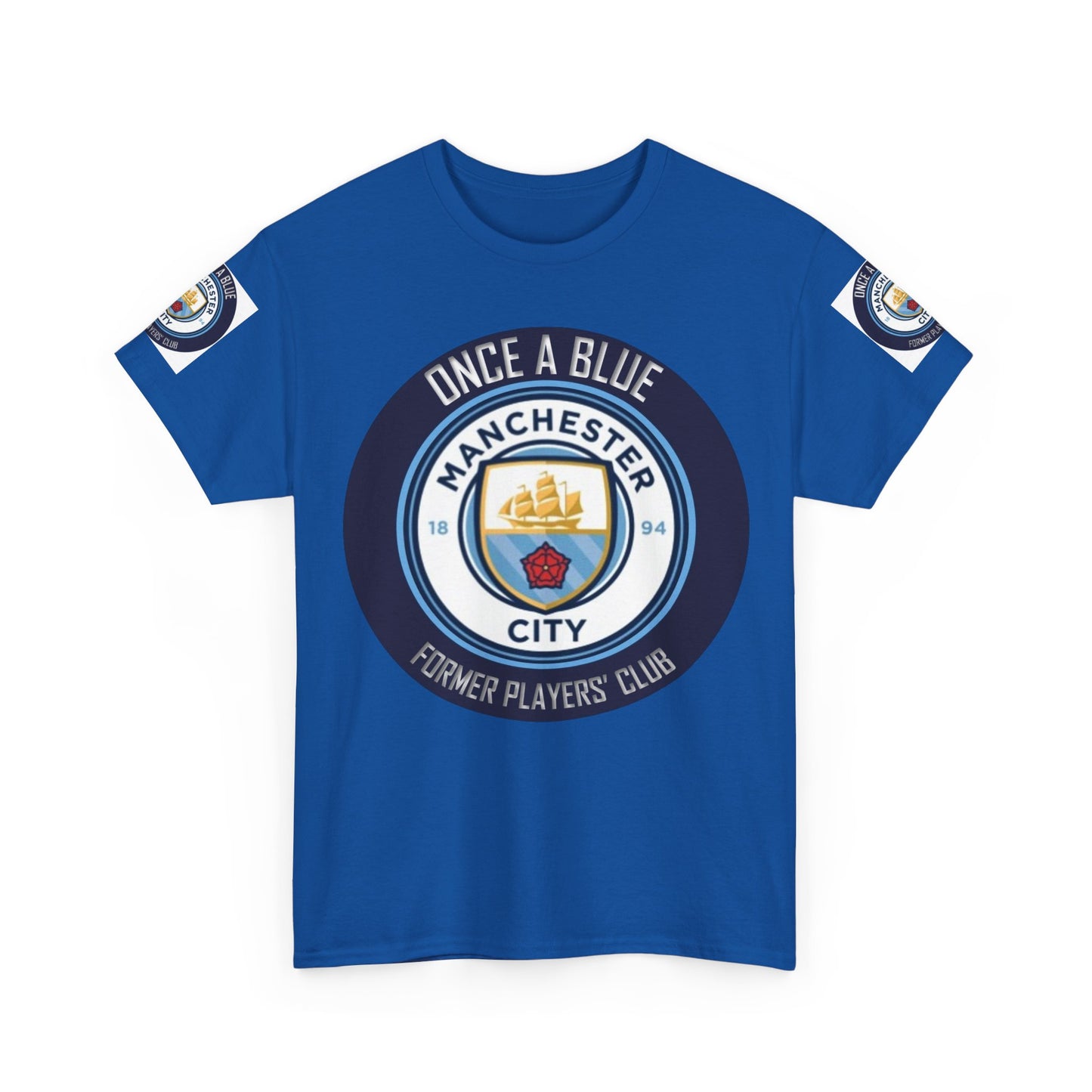 Manchester City 'Once A Blue' Tee — Former Players Club Football Shirt