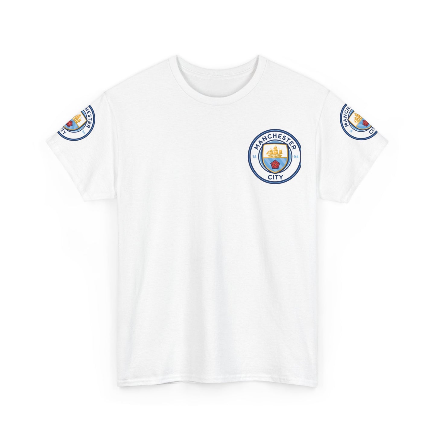 Manchester City Crest T-Shirt — Football Club Logo Tee