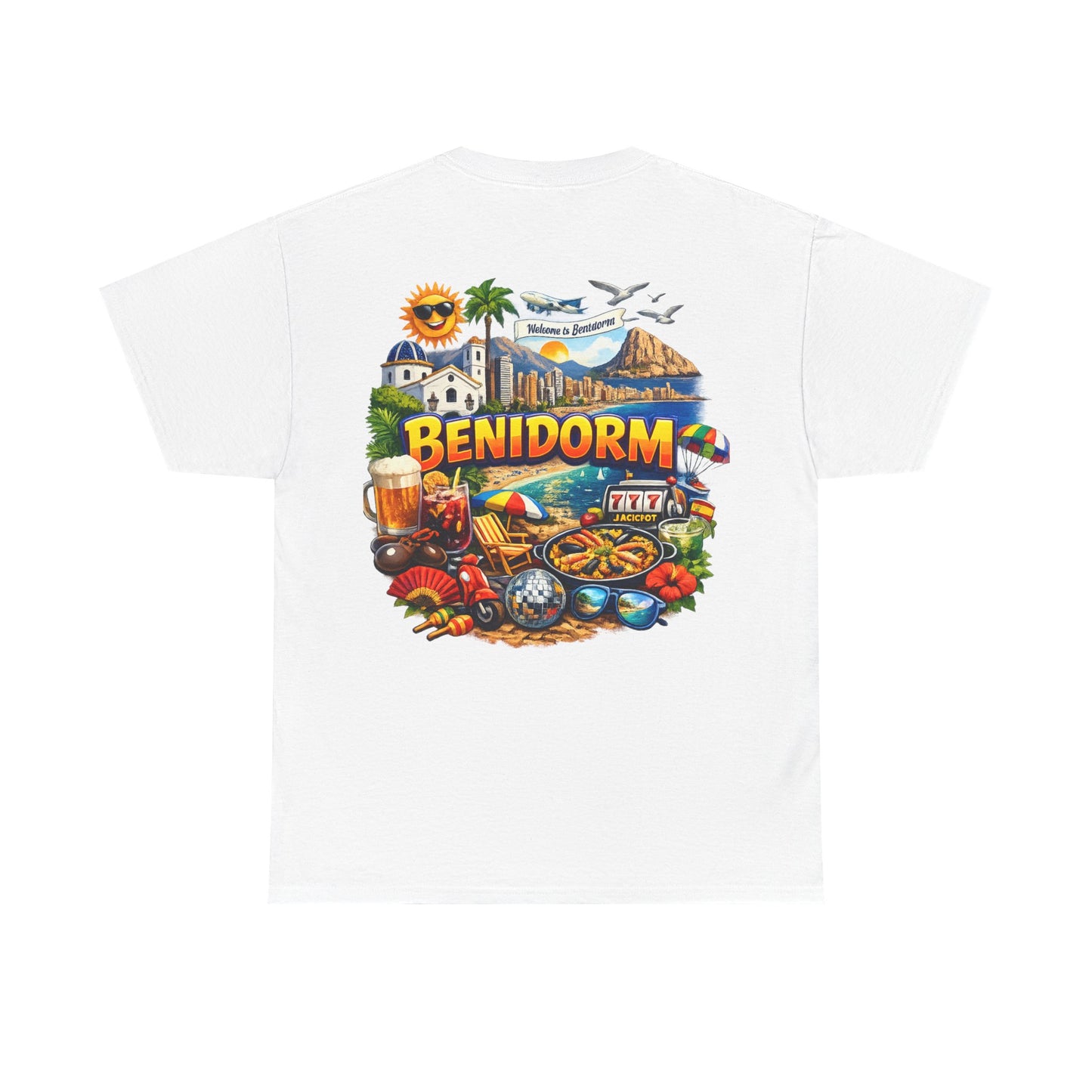 Benidorm Souvenir T‑Shirt — Spain Beach Holiday Graphic Tee