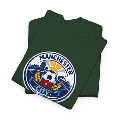 Manchester City Crest T-Shirt — Soccer Fan Tee