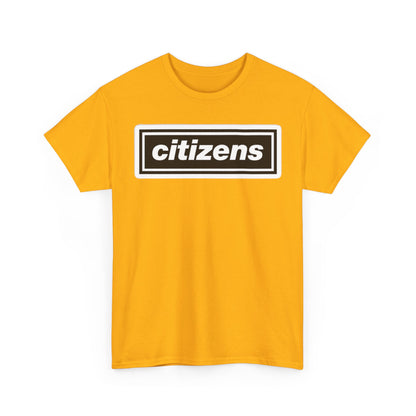 Citizens Manchester City Logo T-Shirt — Minimal Retro Box-Logo Tee