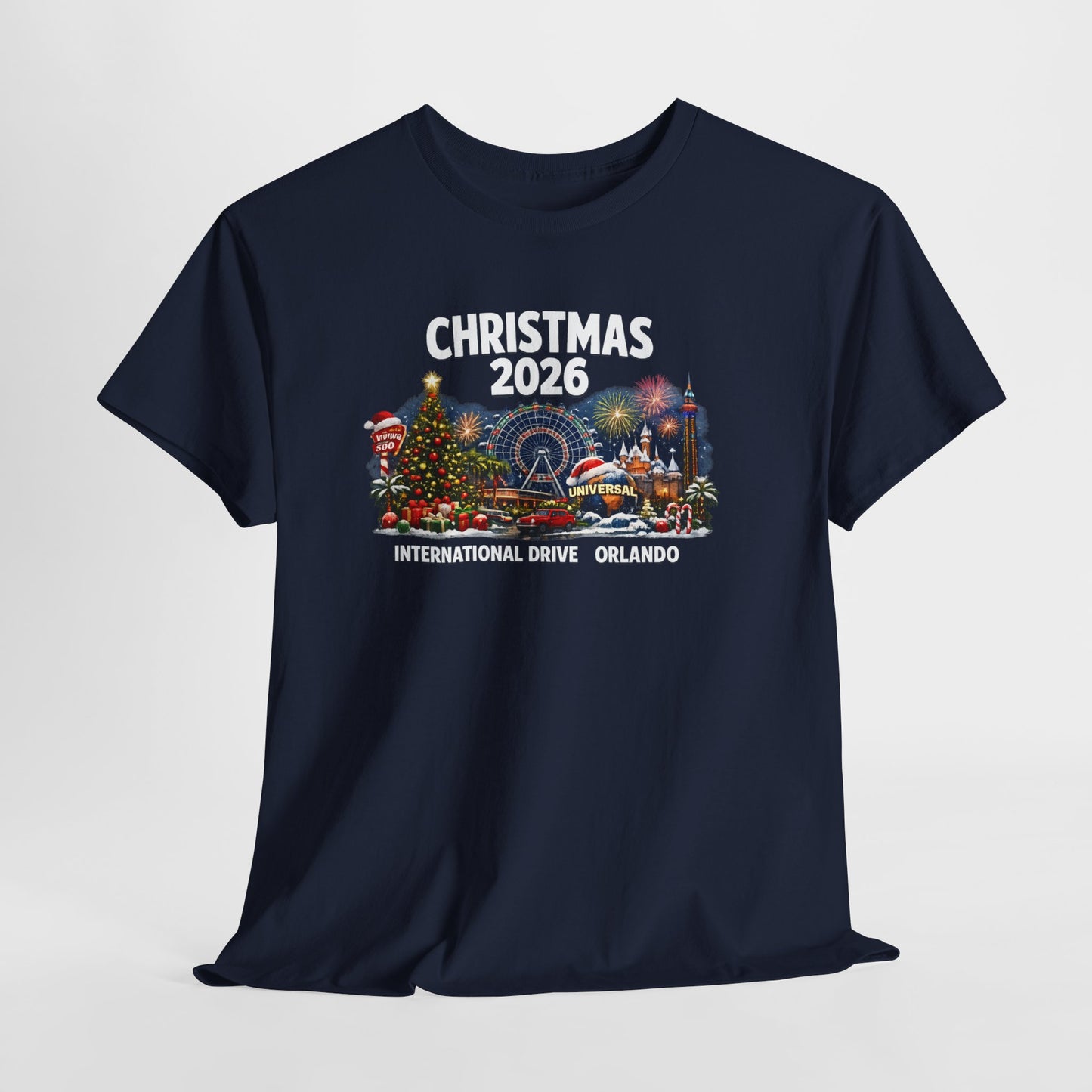 Christmas 2026 Orlando T-Shirt — International Drive Holiday Souvenir