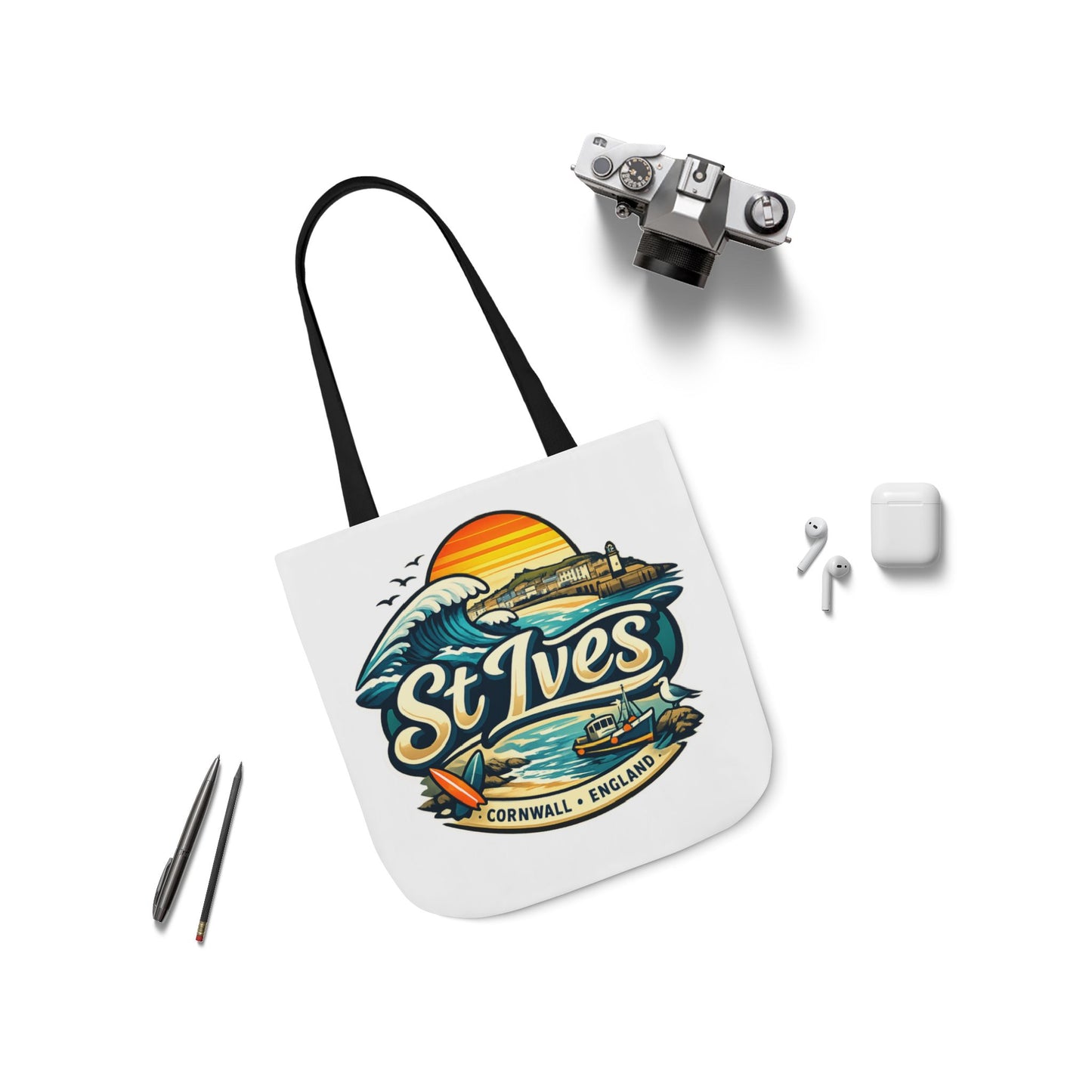 St Ives Cornwall Sunset Tote Bag