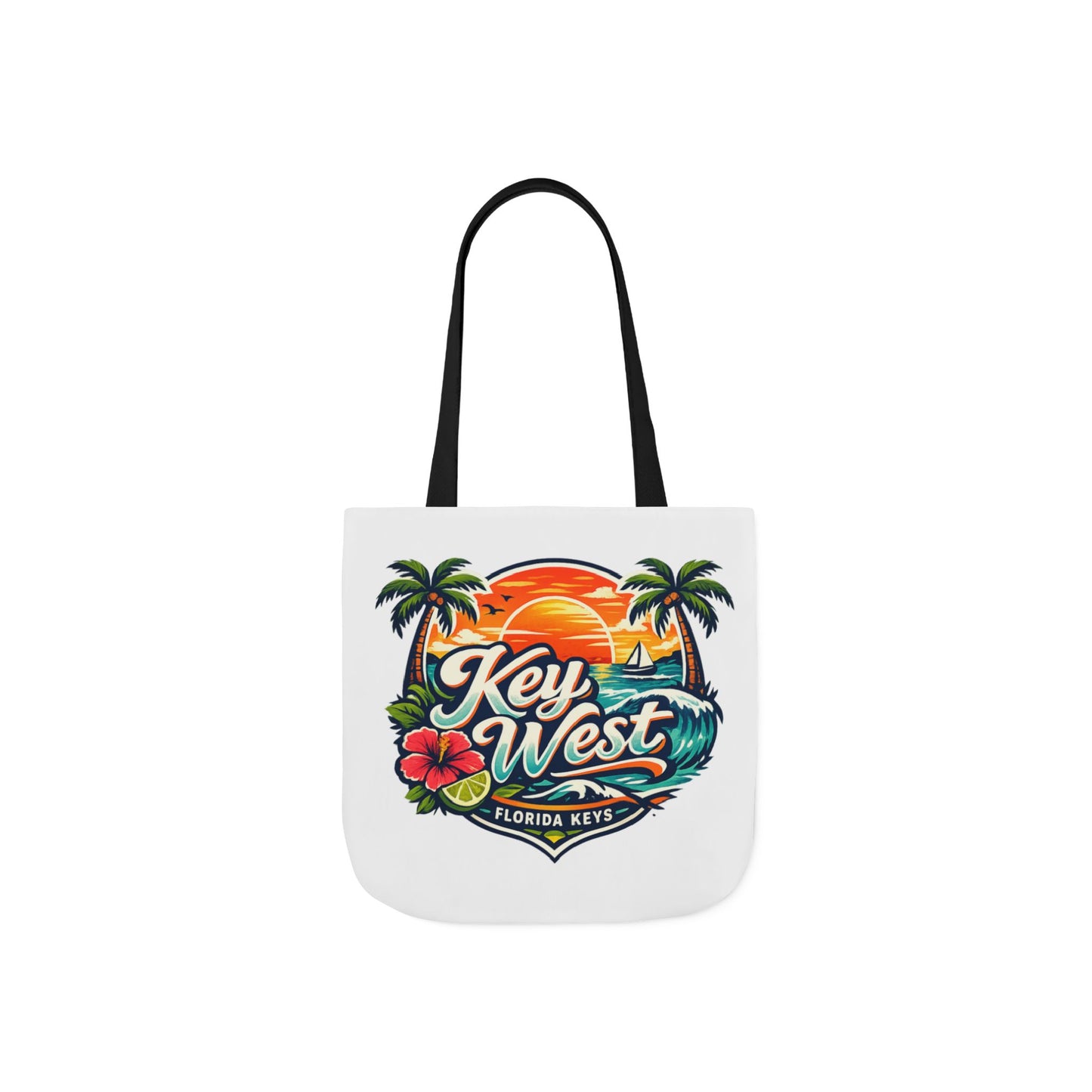 Key West Sunset Canvas Tote