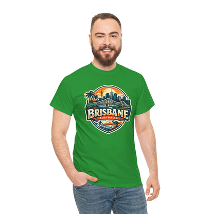 Brisbane Australia Vintage Sunset T-Shirt