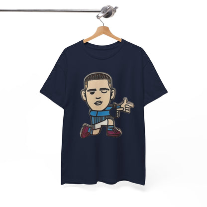 Phil Foden Cartoon Dance Pose Tee - Funky Character Graphic T-Shirt