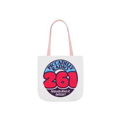 Tote Bag — Retro 'Piccadilly Radio 261' Vintage Logo Canvas Tote