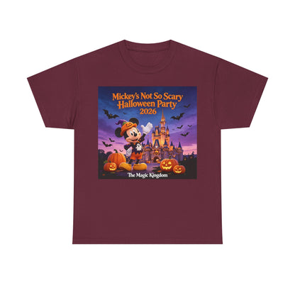 Halloween Party T‑Shirt — "Not So Scary" 2026 Magic Kingdom Tee