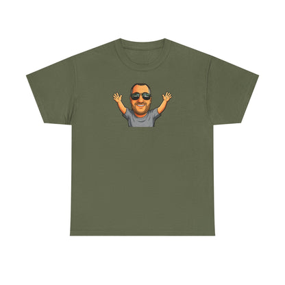 Graphic Tee — "I'll Be Back" Funny Portrait T‑Shirt