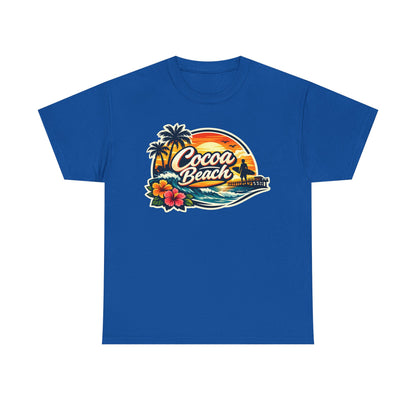 Cocoa Beach Vintage Sunset T-Shirt