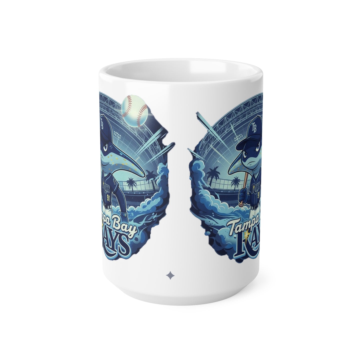 Tampa Bay Rays Mascot Ceramic Coffee Mug — 11oz & 15oz