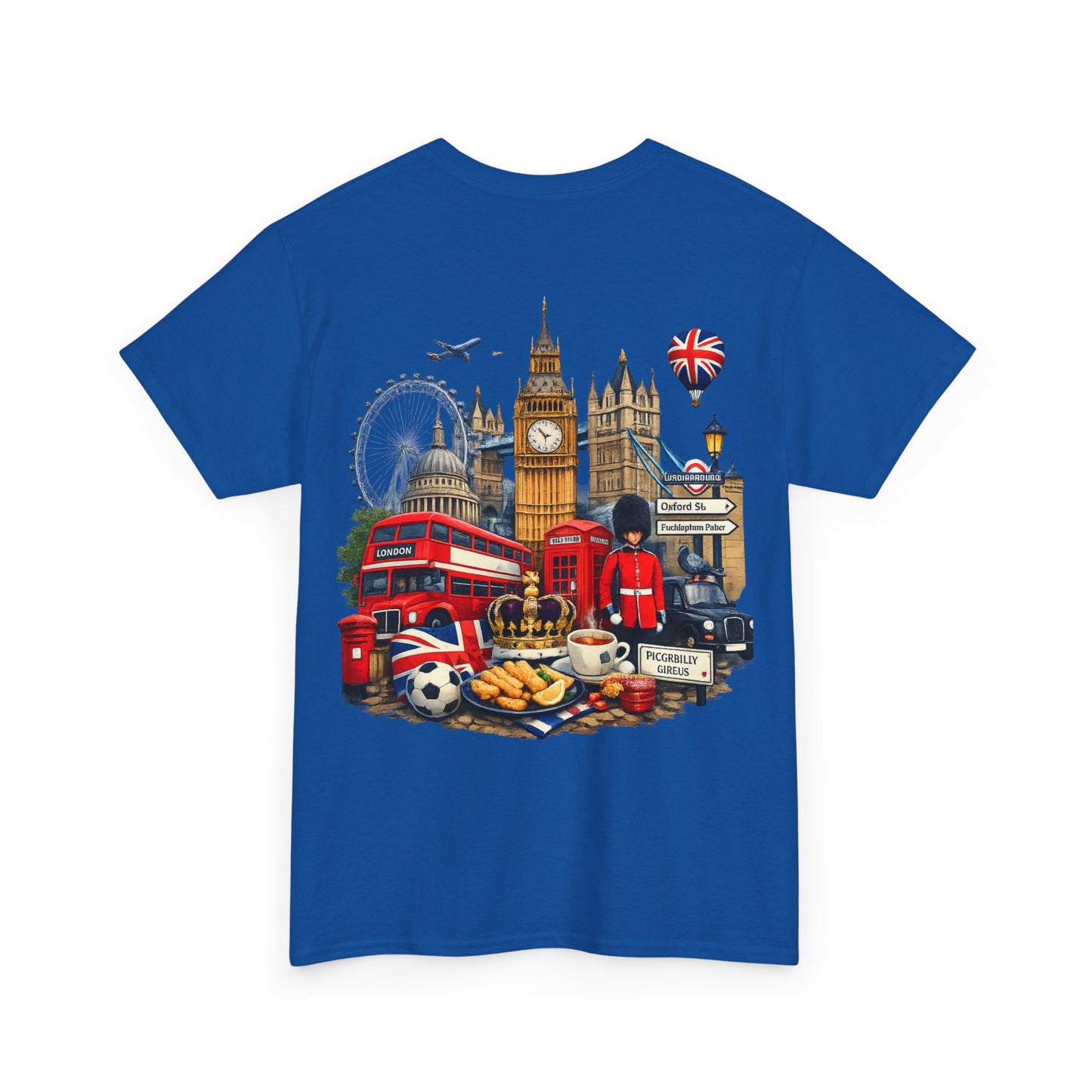 London Landmarks T‑Shirt — British Icons Collage Tee