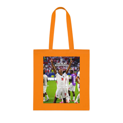 Jude Bellingham England Celebration Cotton Tote — "You're My Wonderwall" Stadium Photo Bag