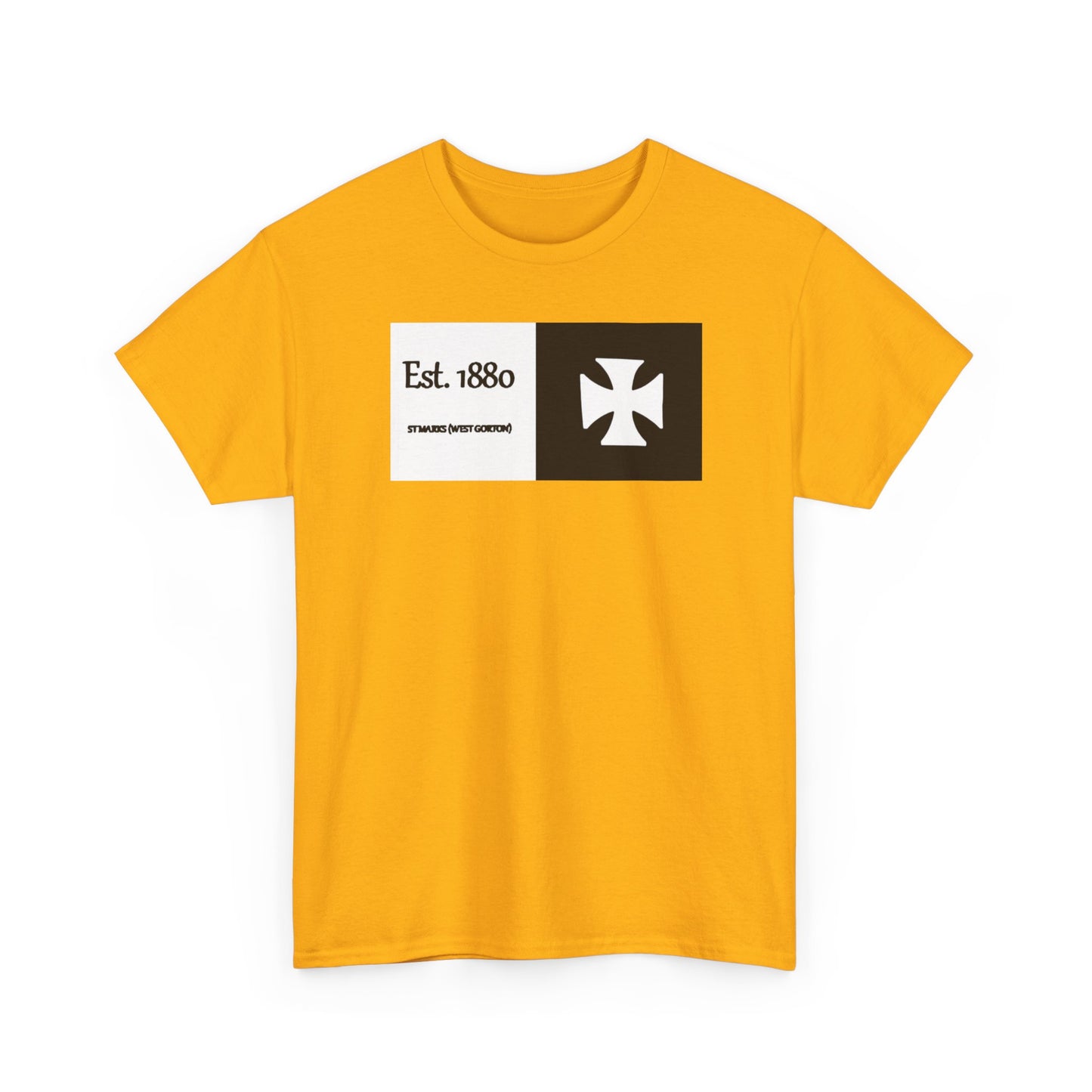 ST Mark's West Gorton (Manchester City) Est. 1880 Cross Logo T-Shirt