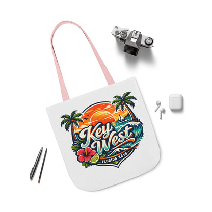 Key West Sunset Canvas Tote