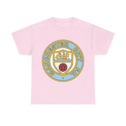 Manchester City FC Retro Crest T-Shirt – Retro Football Fan Tee