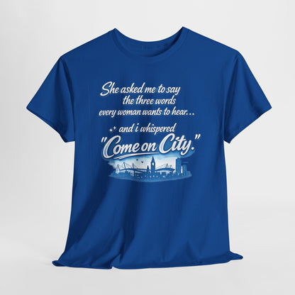 Come on City Skyline Tee — Retro Script Urban Pride T‑Shirt