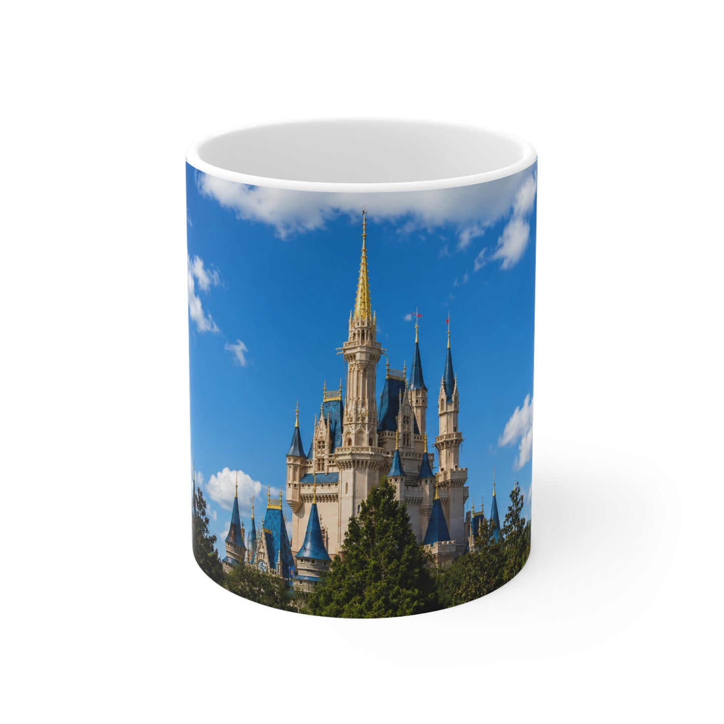 Magic Kingdom Castle Photo Coffee Mug – Scenic Fairytale Castle Ceramic Mug (11oz & 15oz)