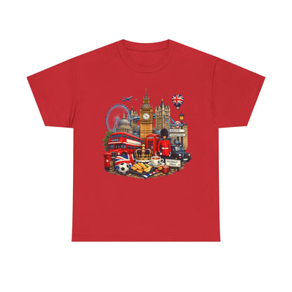 London Landmarks T‑Shirt — British Icons Collage Tee