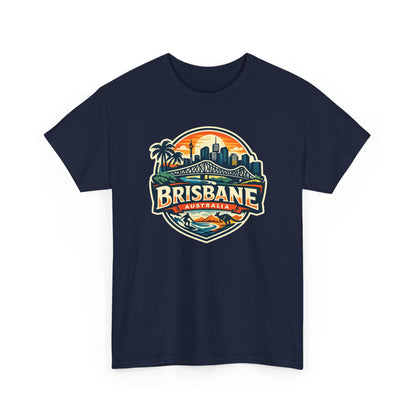 Brisbane Australia Vintage Sunset T-Shirt