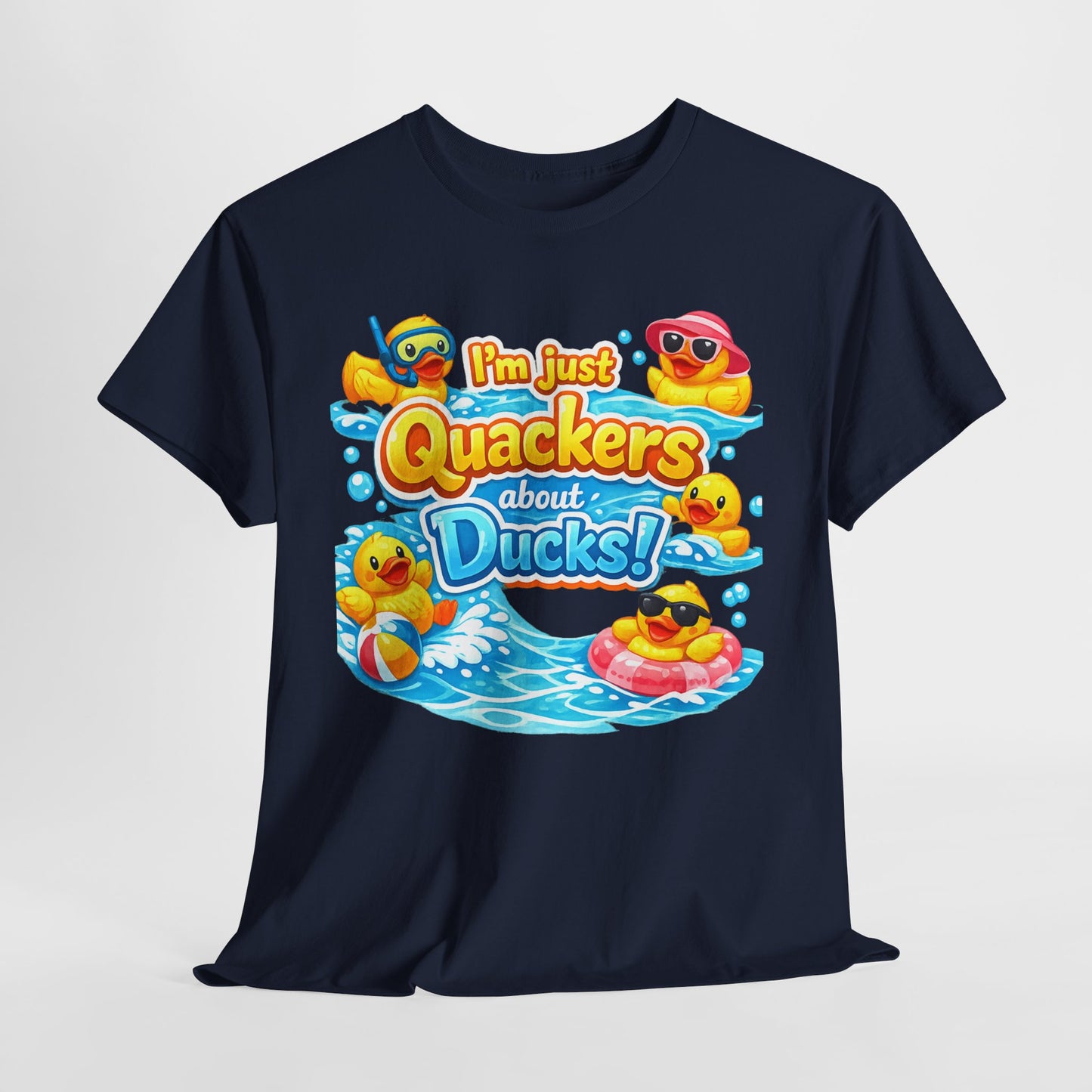 I'm Just Quackers About Ducks! Cute Rubber Duck Pool Tee