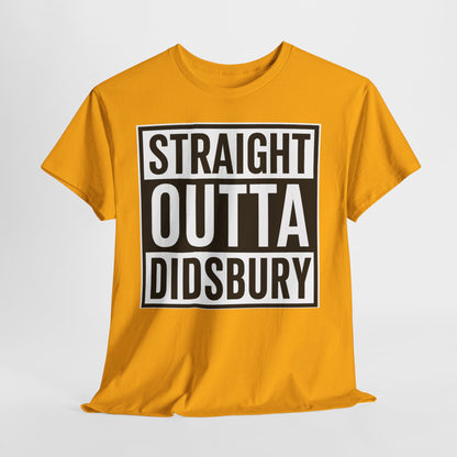 Straight Outta Didsbury T‑Shirt — Graphic City Pride Tee