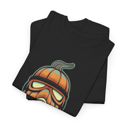 Halloween Pumpkin Mask T-Shirt — Trick or Treat Graphic Tee