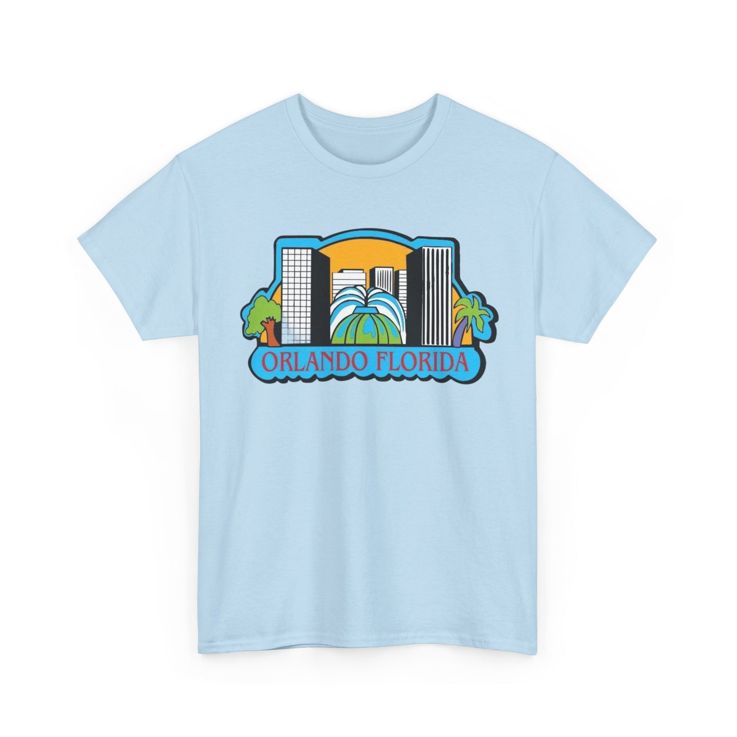 Orlando Florida Retro Skyline T-Shirt