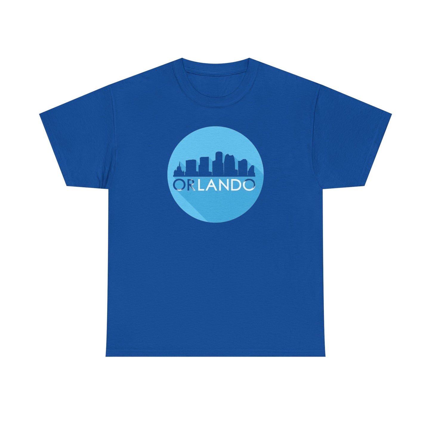 Orlando Skyline Tee — Blue Circle City Skyline T-Shirt