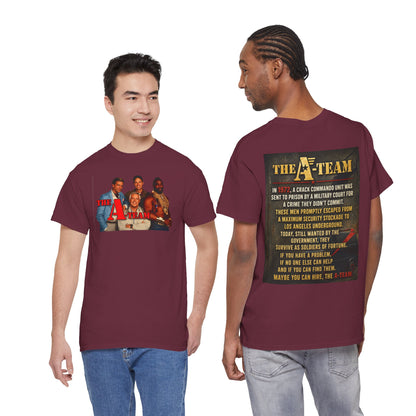 A-Team Graphic Tee — Retro TV Series Logo & Character Poster T-Shirt