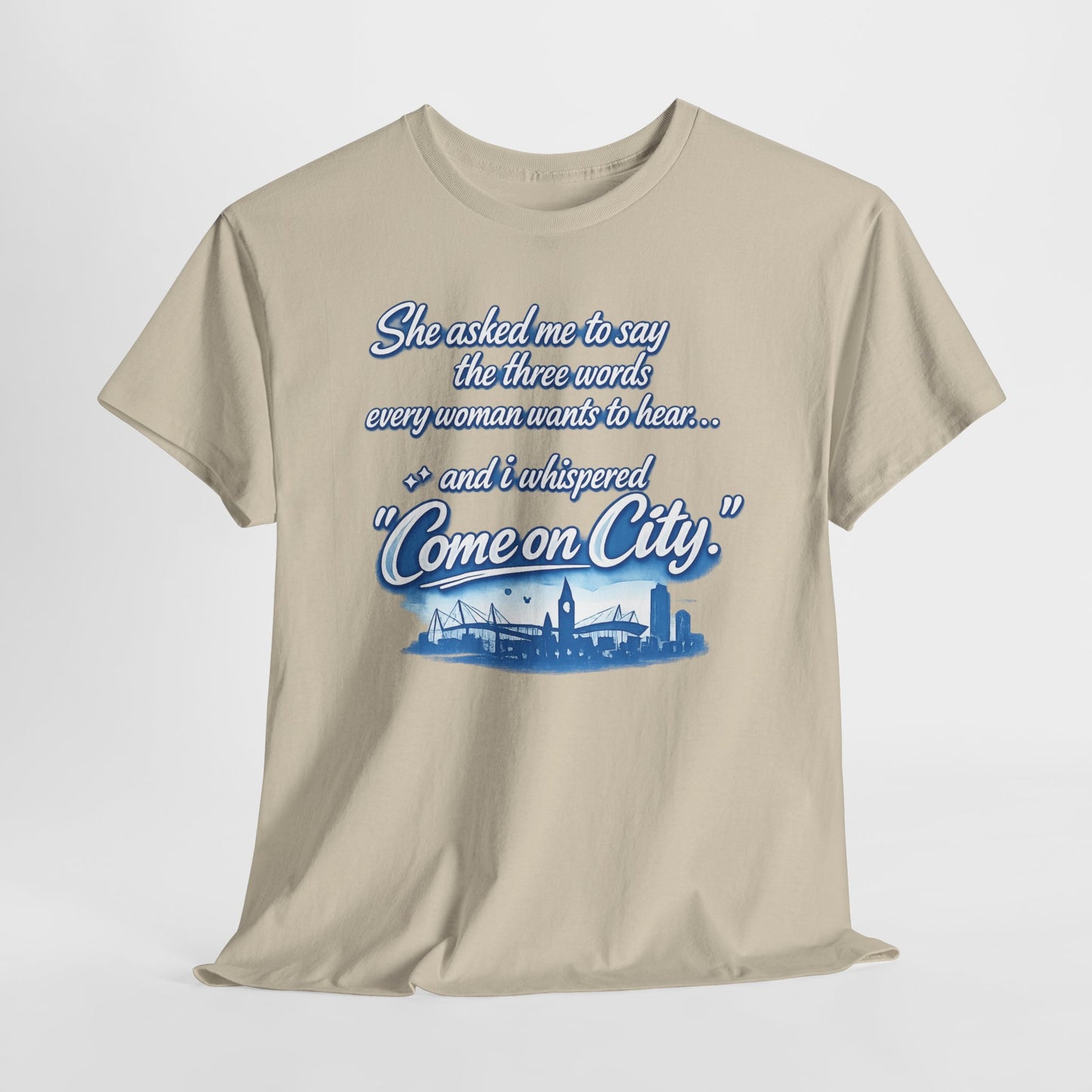 Come on City Skyline Tee — Retro Script Urban Pride T‑Shirt