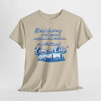 Come on City Skyline Tee — Retro Script Urban Pride T‑Shirt