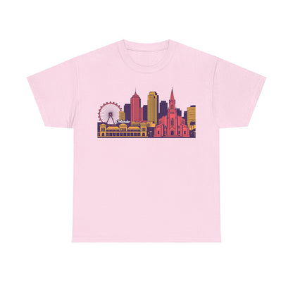 Orlando City Skyline T-Shirt — Colorful Urban Landmark Graphic Tee