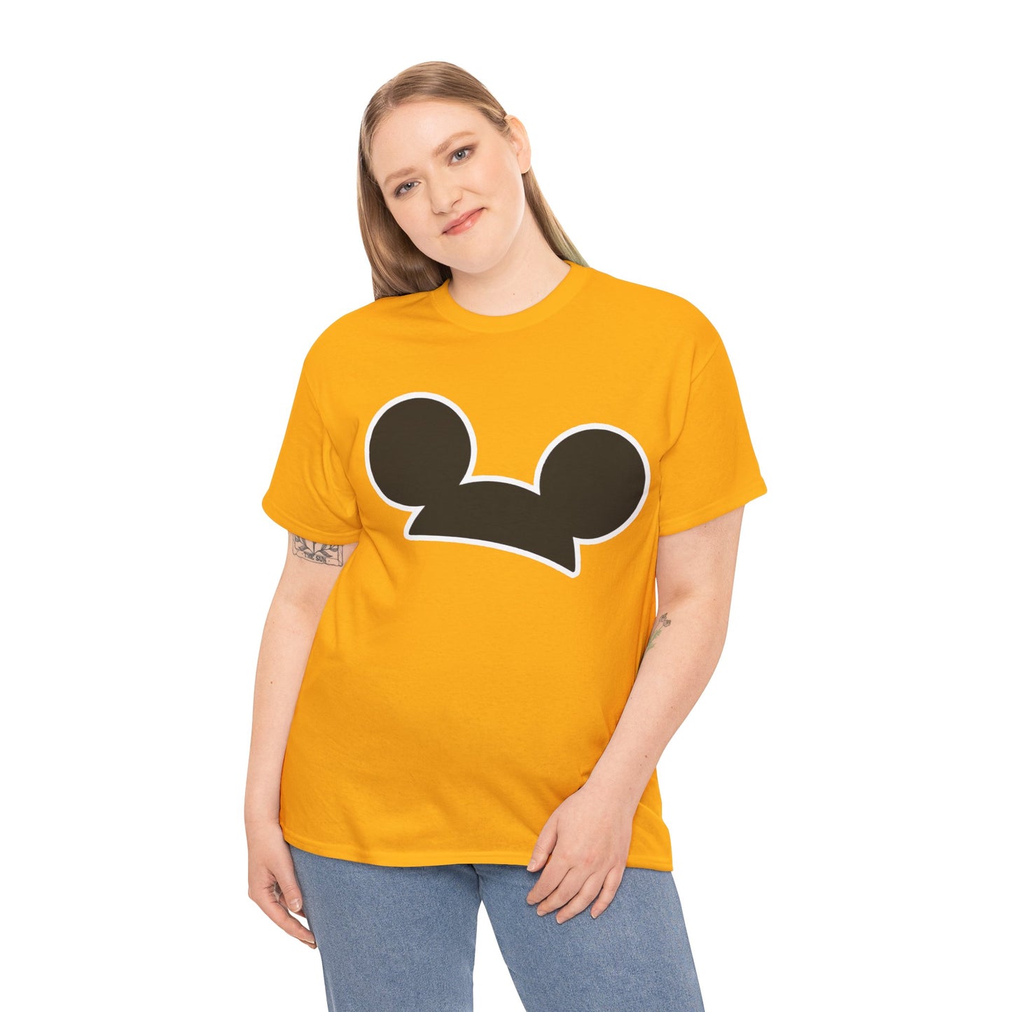 Mickey Ears Inspired Unisex Heavy Cotton Tee