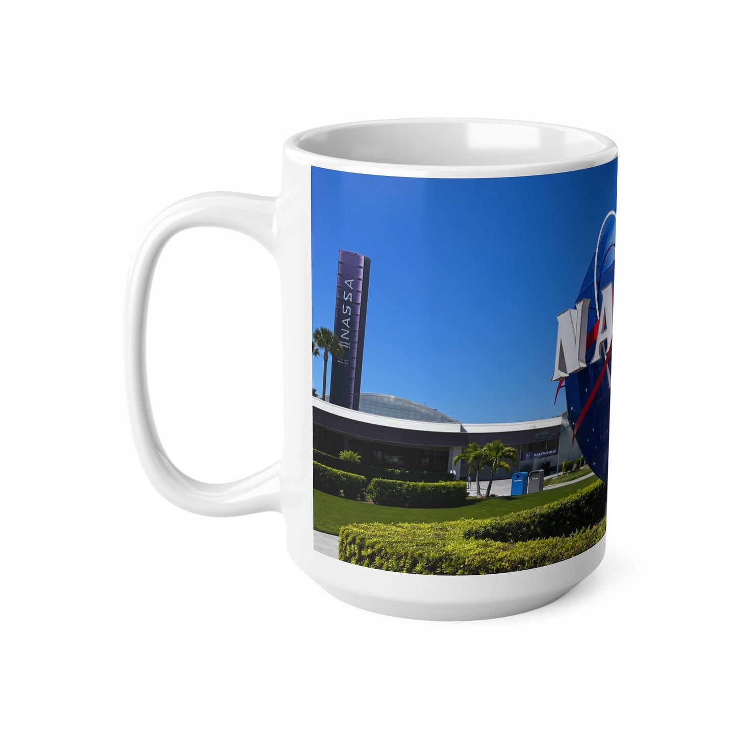 NASA Logo Ceramic Coffee Mug — 11oz & 15oz Space Exploration Gift