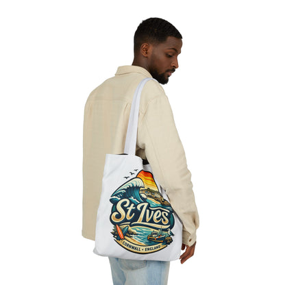 St Ives Cornwall Sunset Tote Bag