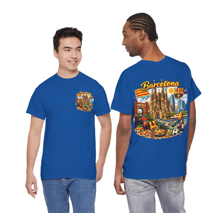 Barcelona Souvenir T‑Shirt — Vintage City Collage Tee