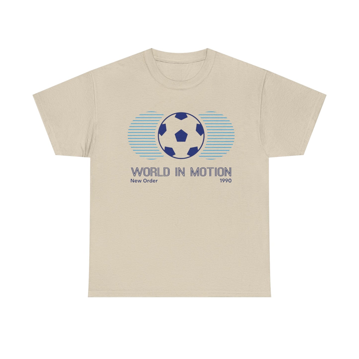 Soccer 'World in Motion' T‑Shirt — Retro Football Graphic Tee