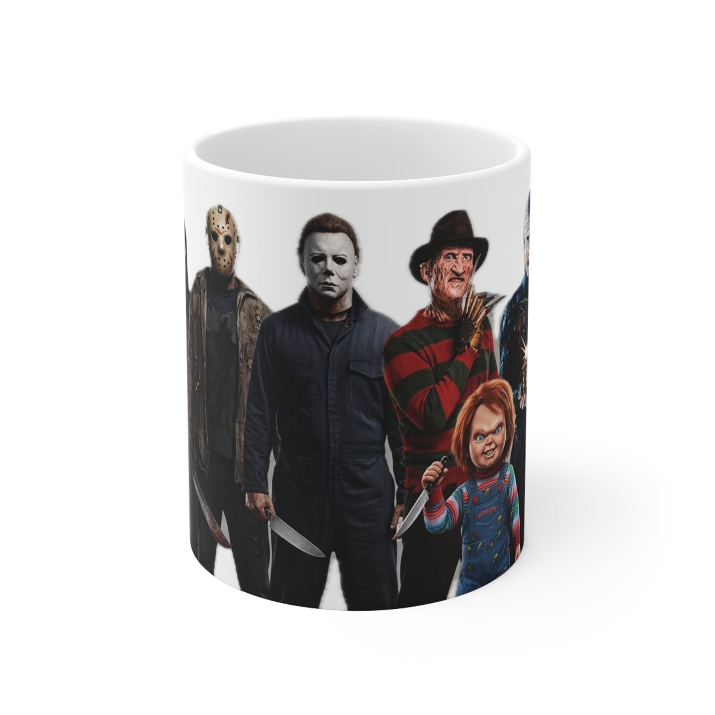 Horror Icon Mug — Classic Movie Slasher Characters 11oz/15oz