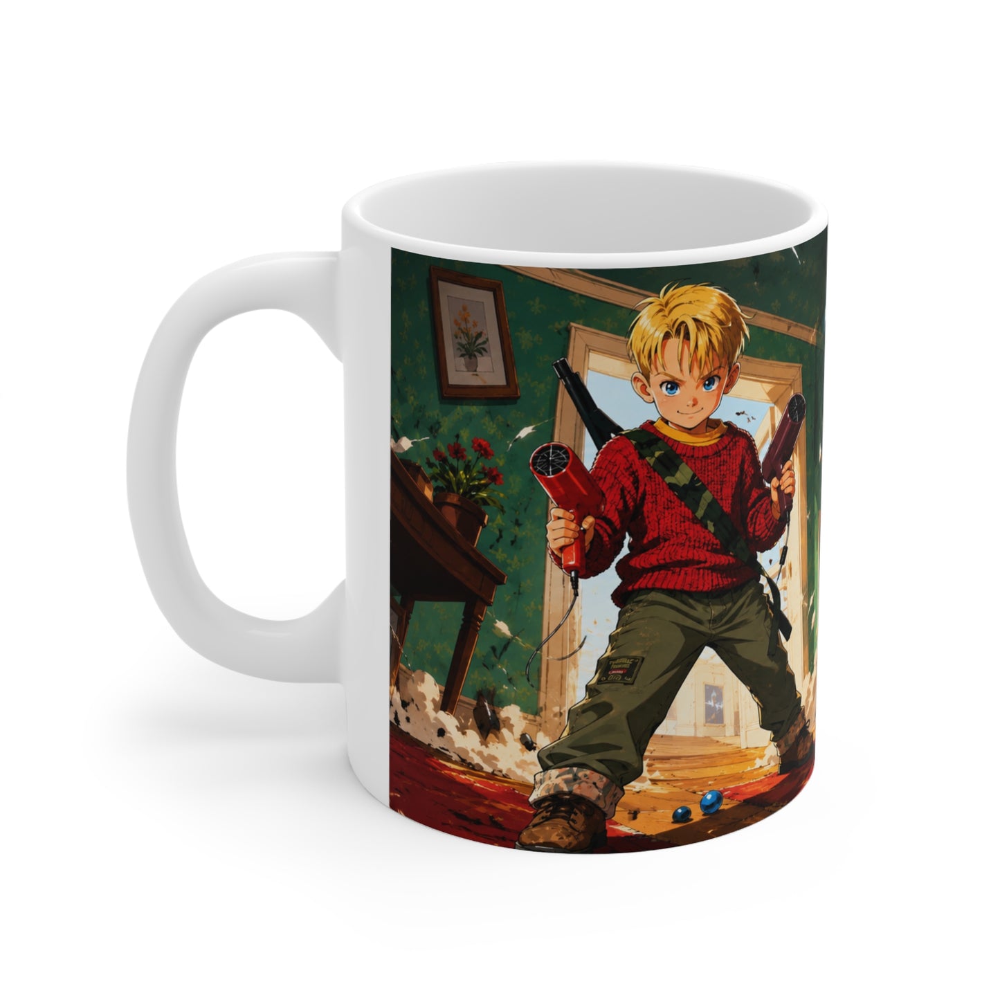 Home Alone Inspired Coffee Mug — "You Gotta Give Up or Are You Thirsty for More?" Ceramic 11oz/15oz