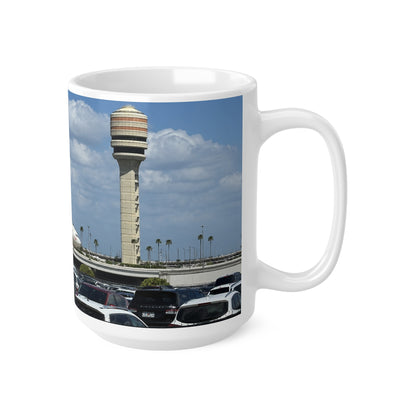 Virgin Atlantic at Orlando International Airport Photo Mug — Virgin Atlantic Jet Ceramic Coffee Cup (11oz/15oz)
