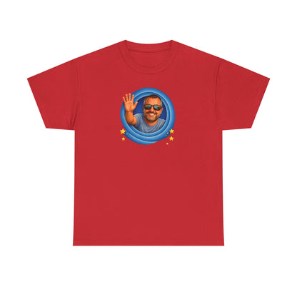 T-Shirt — "That's All, Folks!" Waving Portrait Graphic Tee