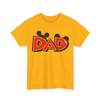 Disney Dad Mickey Ears T-Shirt – Retro Cartoon Dad Tee, Perfect Father’s Day Gift