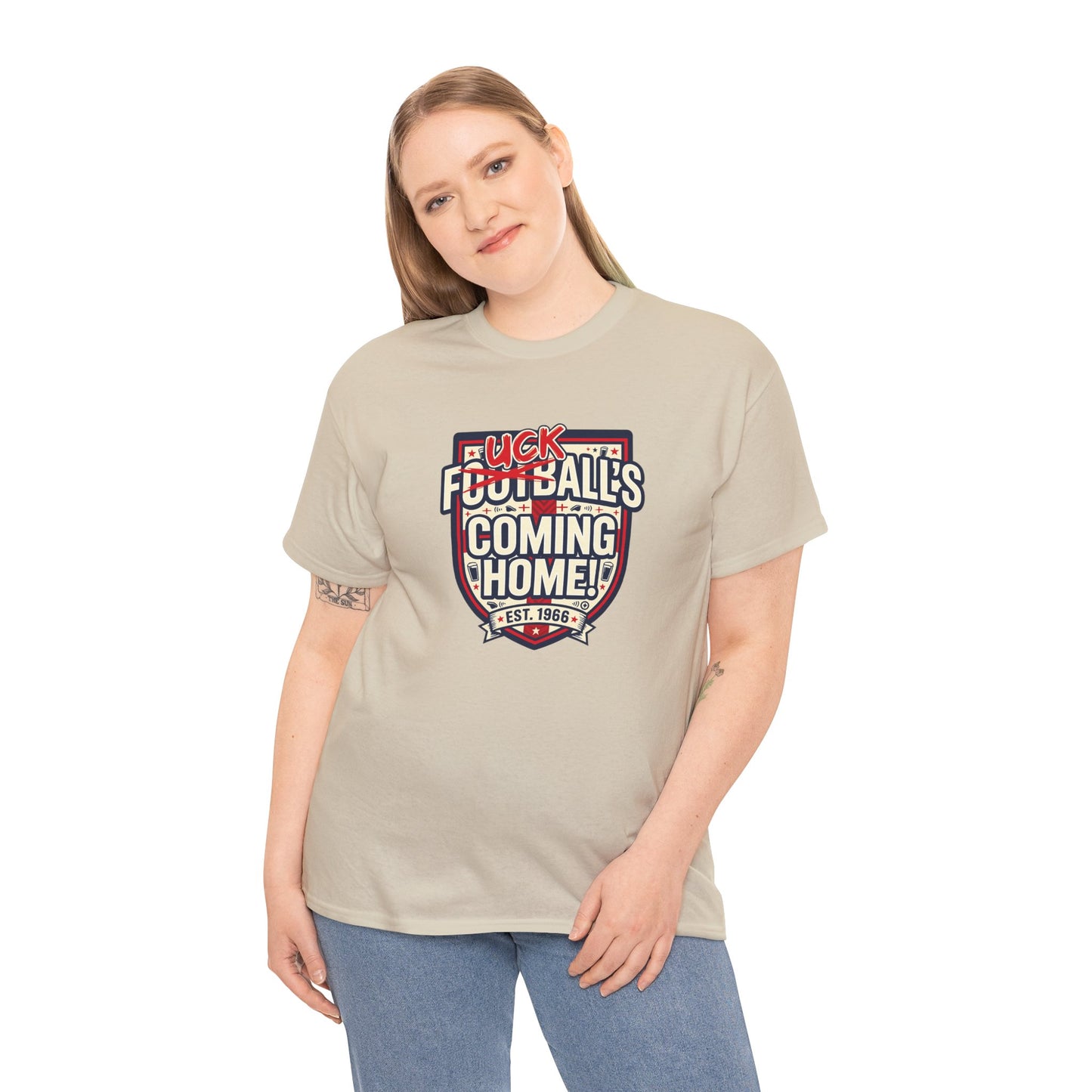 Provocative 'F*ck All's Football's Coming Home' Graphic Tee