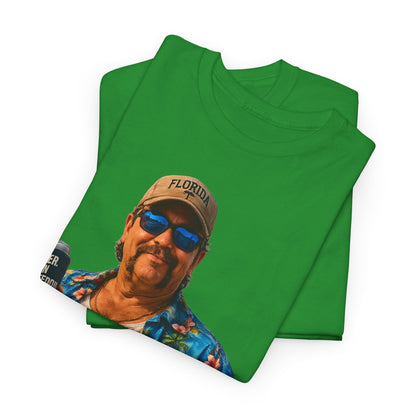 Florida Man Graphic Tee — Funny Vacation Shirt with Hawaiian Shirt Design