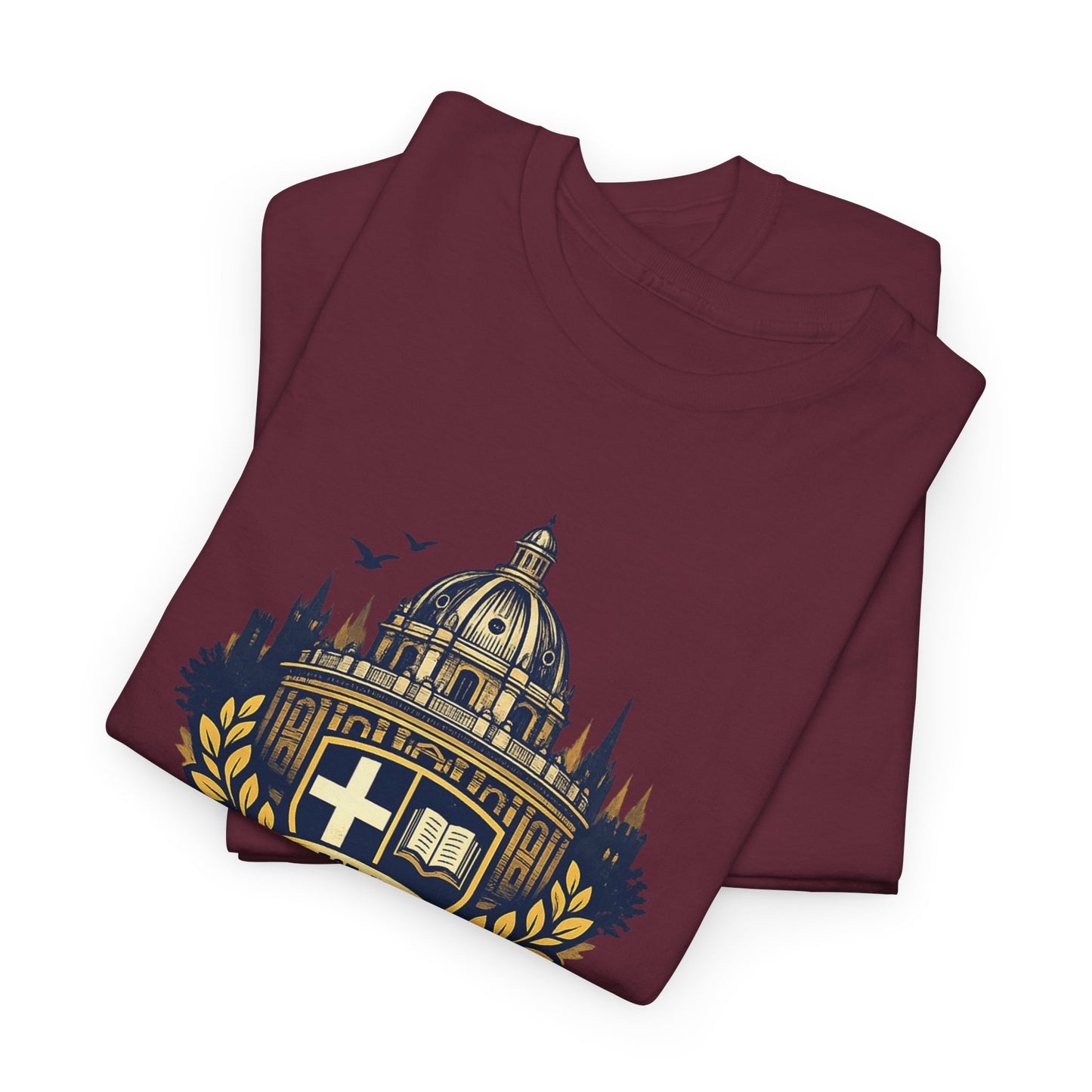 Oxford Crest T-Shirt — Vintage University Graphic Tee