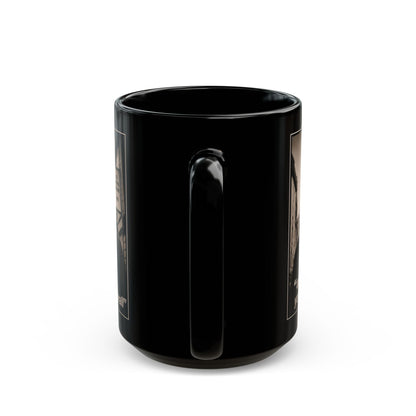 Kane and Bellingham Lyric Photo Black Mug — “and after all, you’re my wonderwall” Band Tribute Coffee Cup